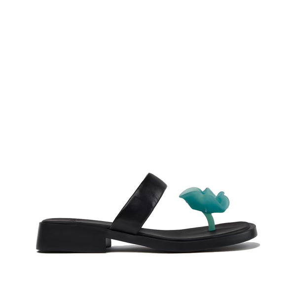 Camper Dana Black Leather Sandals for Women כפכפי קמפר לנשים כפכפי נשים