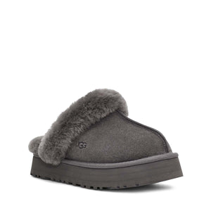 UGG Disquette Charcoal דיסקוטה אפור כפכפי נשים