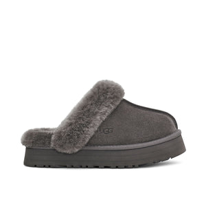 UGG Disquette Charcoal דיסקוטה אפור כפכפי נשים