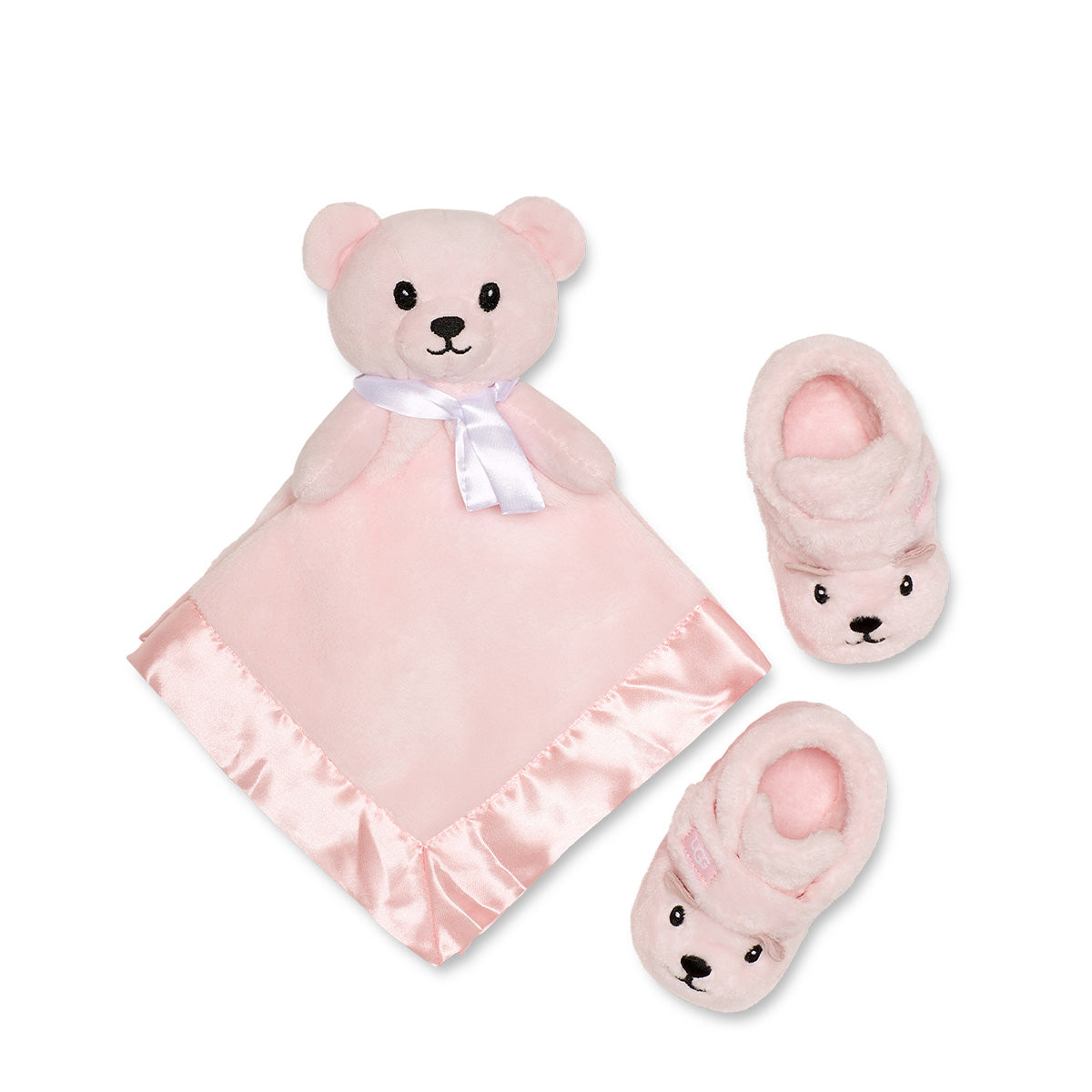 UGG Bixbee and Lovey Bear Stuffie Seashell Pink מארז לפעוט
