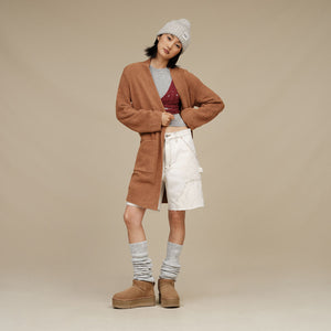 UGG Classic Ultra Mini Platform Chestnut מגפי נשים אולטרה מיני פלטפורם