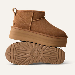 UGG Classic Ultra Mini Platform Chestnut מגפי נשים פלטפורם