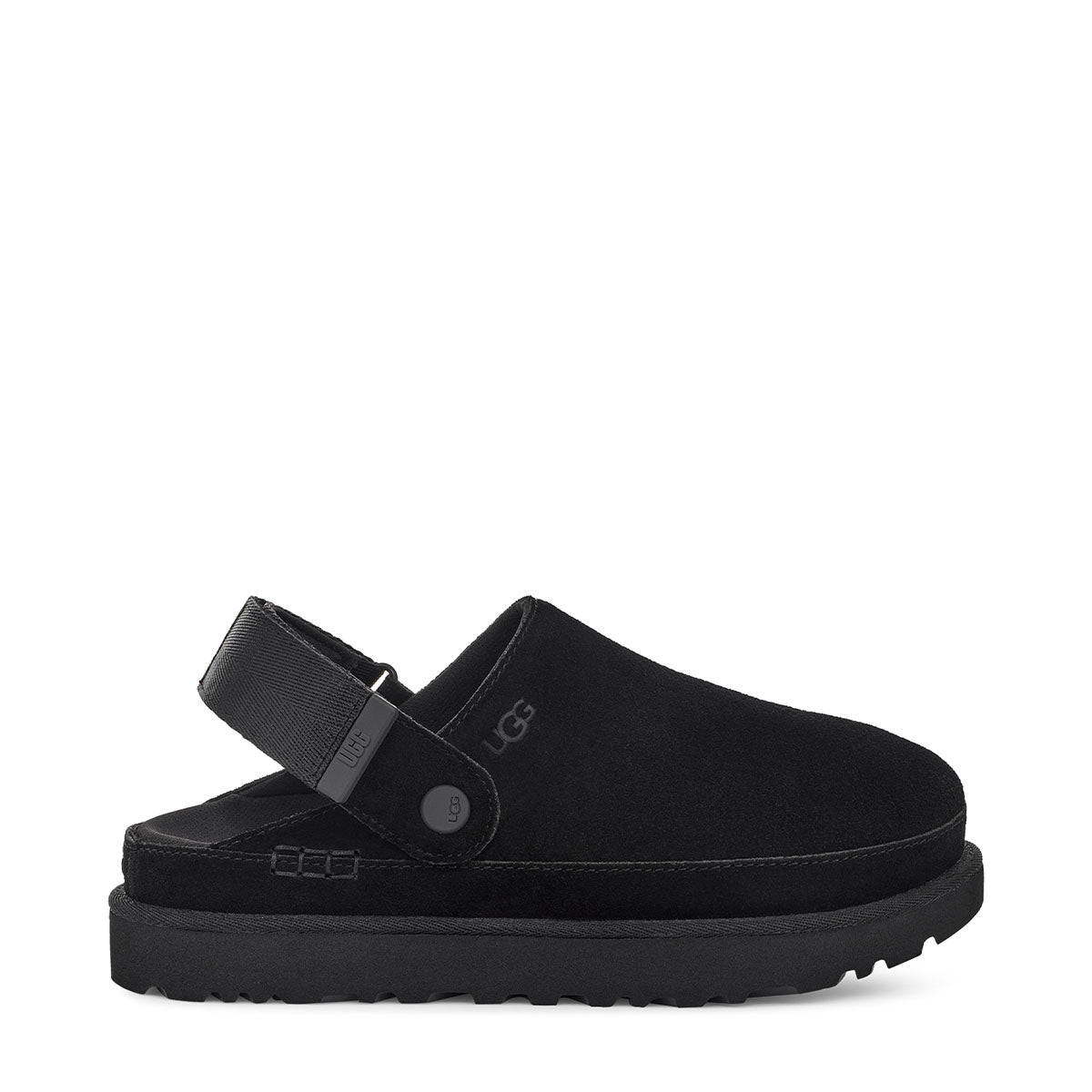 UGG Women's Goldenstar Clog Black Black כפכפי גולדנסטאר קלוג שחור לנשים