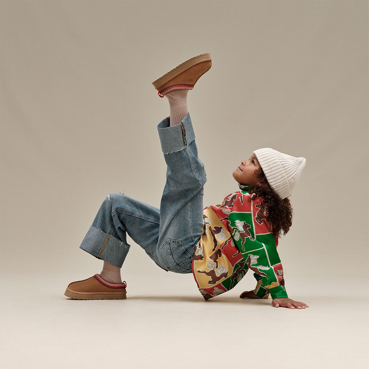 UGG Tazz Kids Chestnut כפכפי טאז ילדים חום