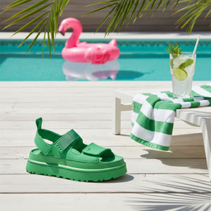 UGG GoldenGlow Hummingbird סנדלי גולדנגלואו ירוק לנשים