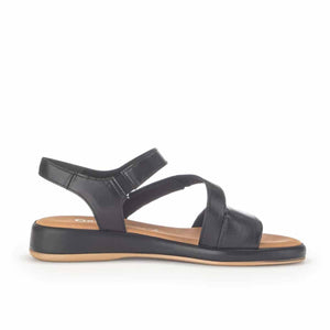 Gabor Black strappy sandal סנדלי גאבור לנשים