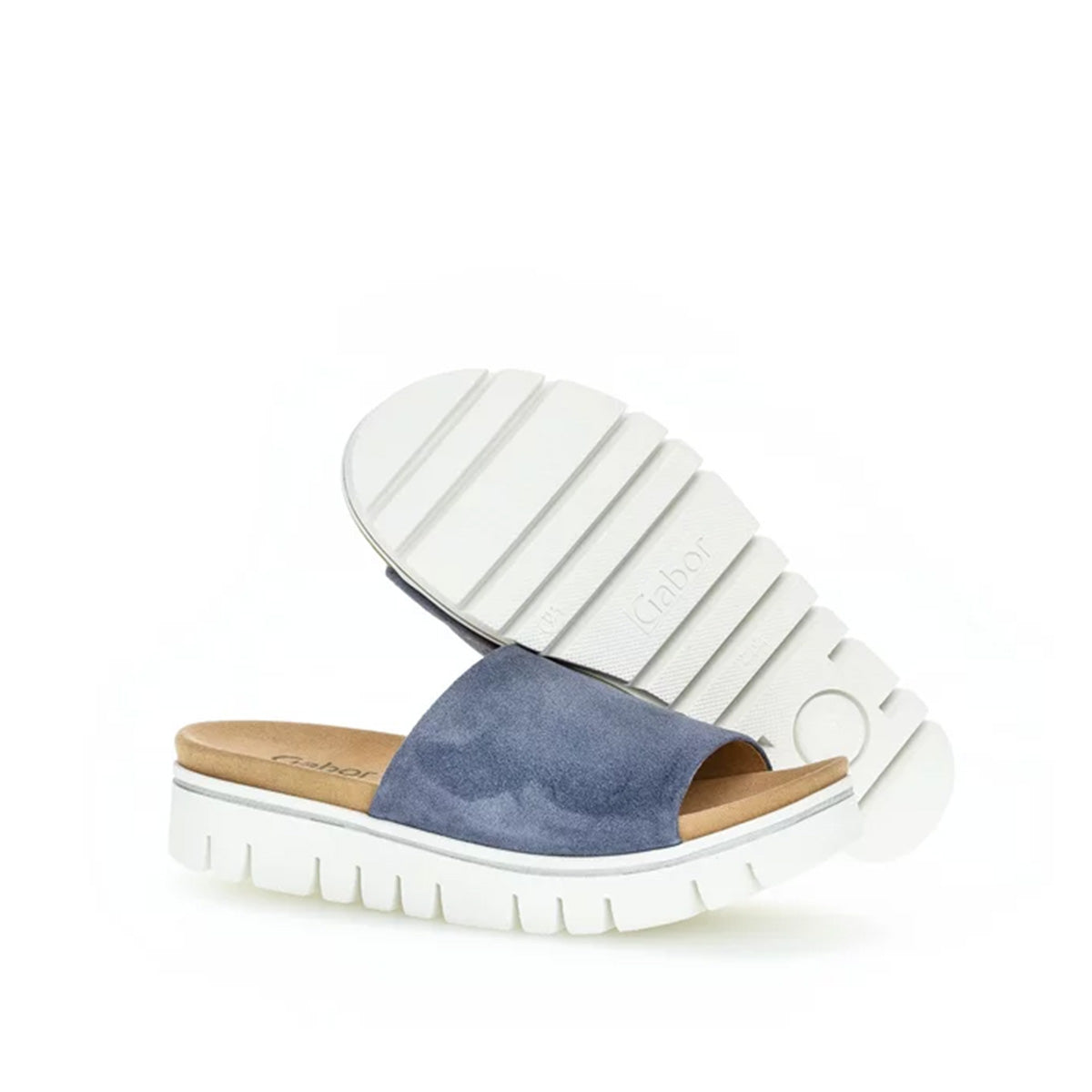 Gabor Slipper blue כפכפי גאבור לנשים