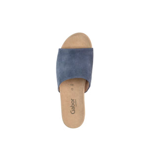 Gabor Slipper blue כפכפי גאבור לנשים