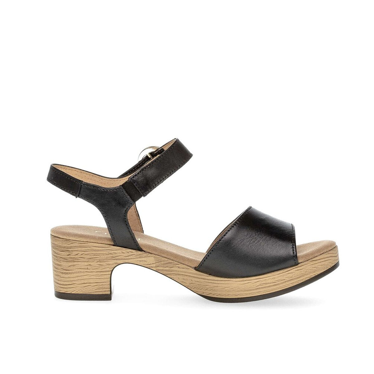 Gabor Platform sandals black סנדלי נשים שחור