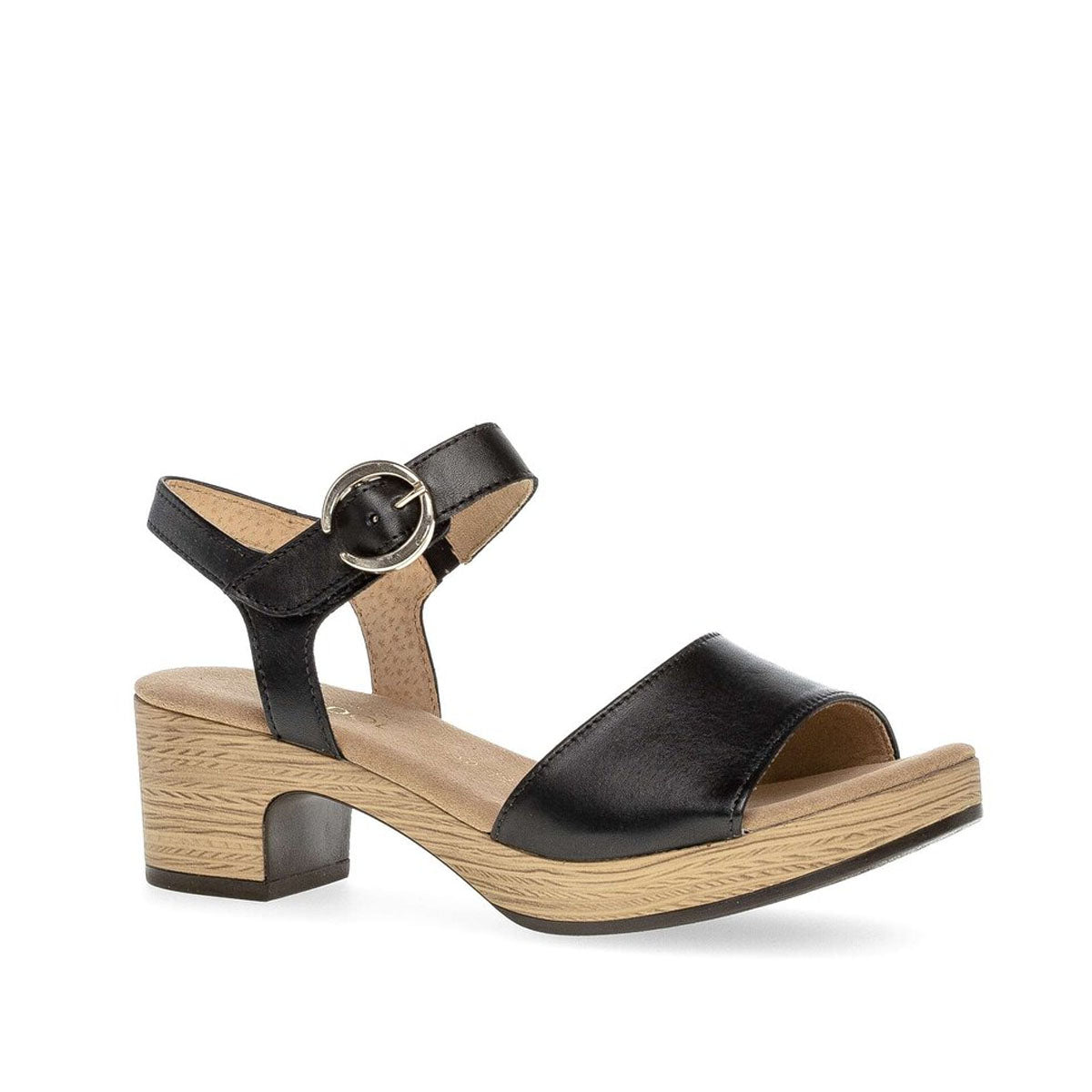 Gabor Platform sandals black סנדלי נשים שחור