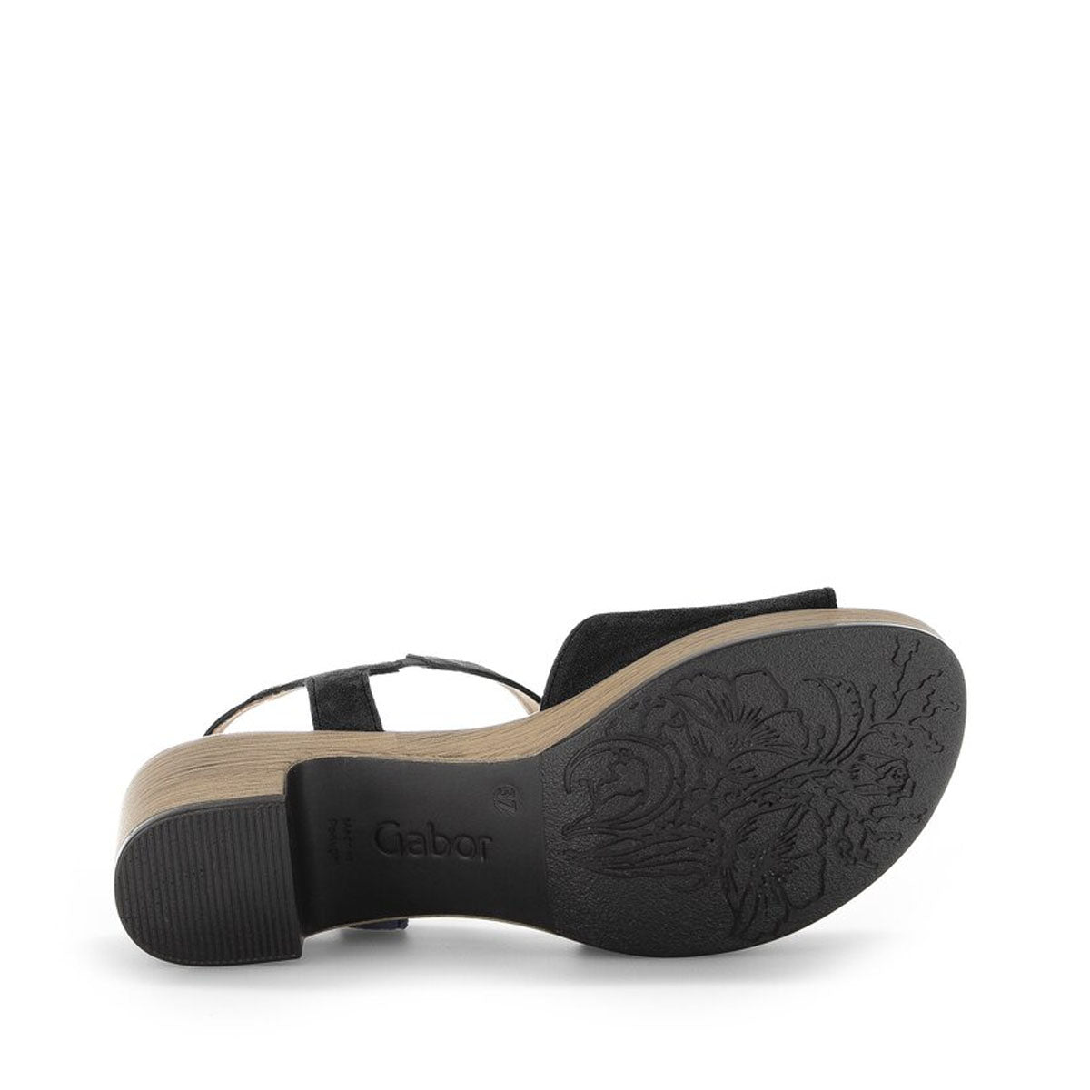 Gabor Platform sandals black סנדלי נשים שחור