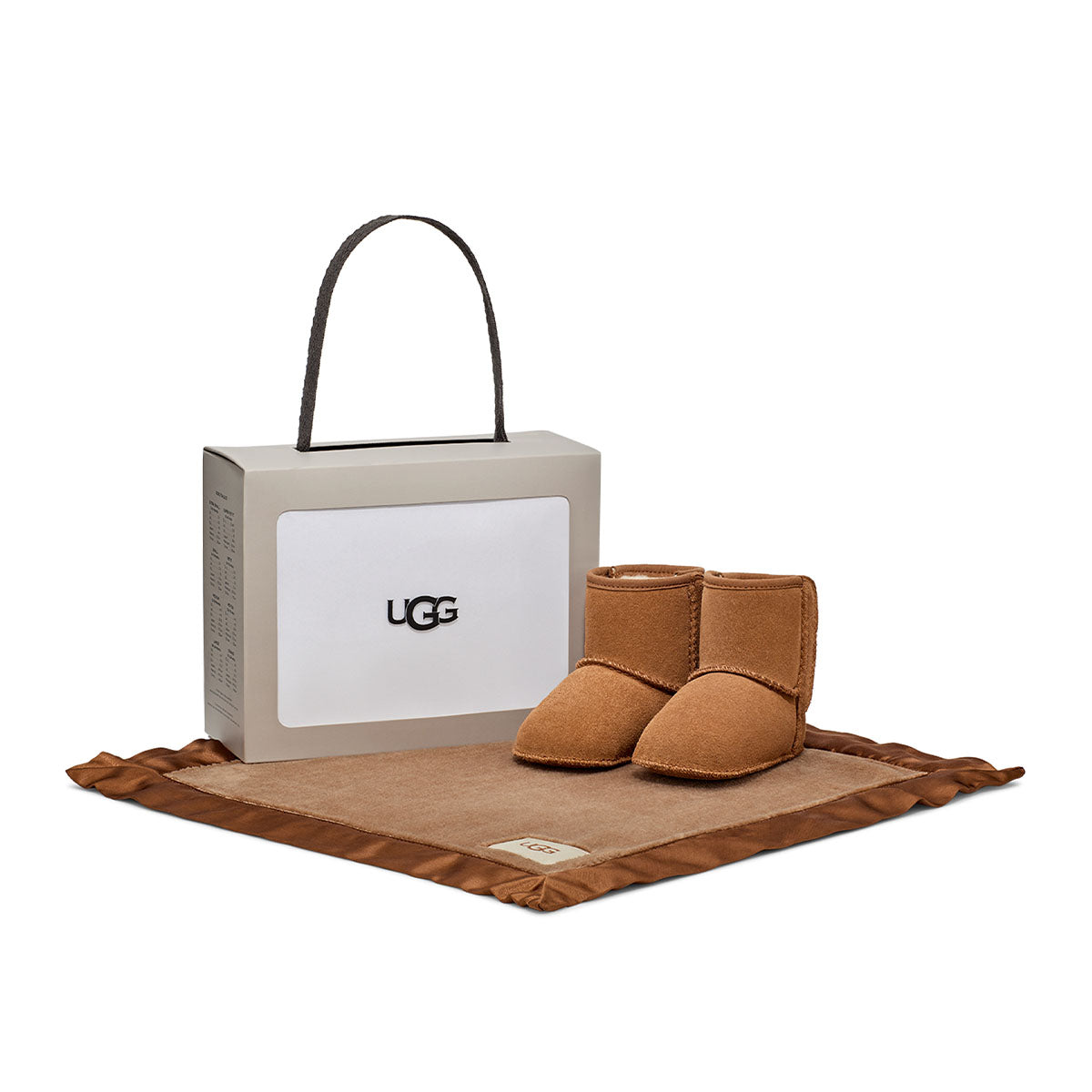 UGG Baby Classic and Lovey Chestnut בייבי קלאסיק אנד לבלי מארז לפעוט