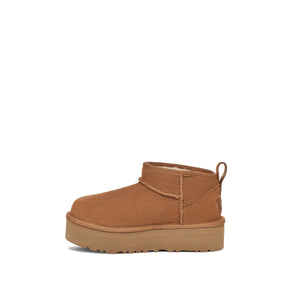 מגפי ילדים UGG Classic Ultra Mini Platform Chestnut