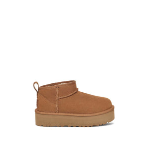 מגפי ילדים UGG Classic Ultra Mini Platform Chestnut