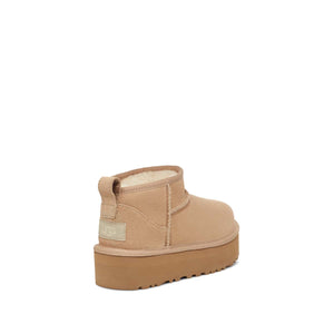 מגפי ילדים UGG Classic Ultra Mini Platform Sand