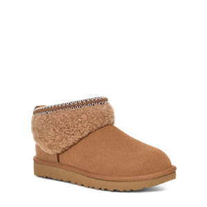 UGG Classic Ultra Mini Maxi Curly Chestnut קלאסיק אולטרה מיני מקסי קרלי חום