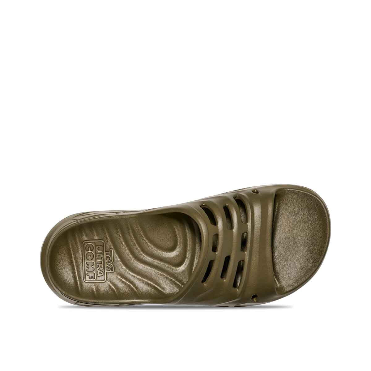Teva Men's ApreTrail Slide Dark Olive כפכפי גברים אפרי טרייל