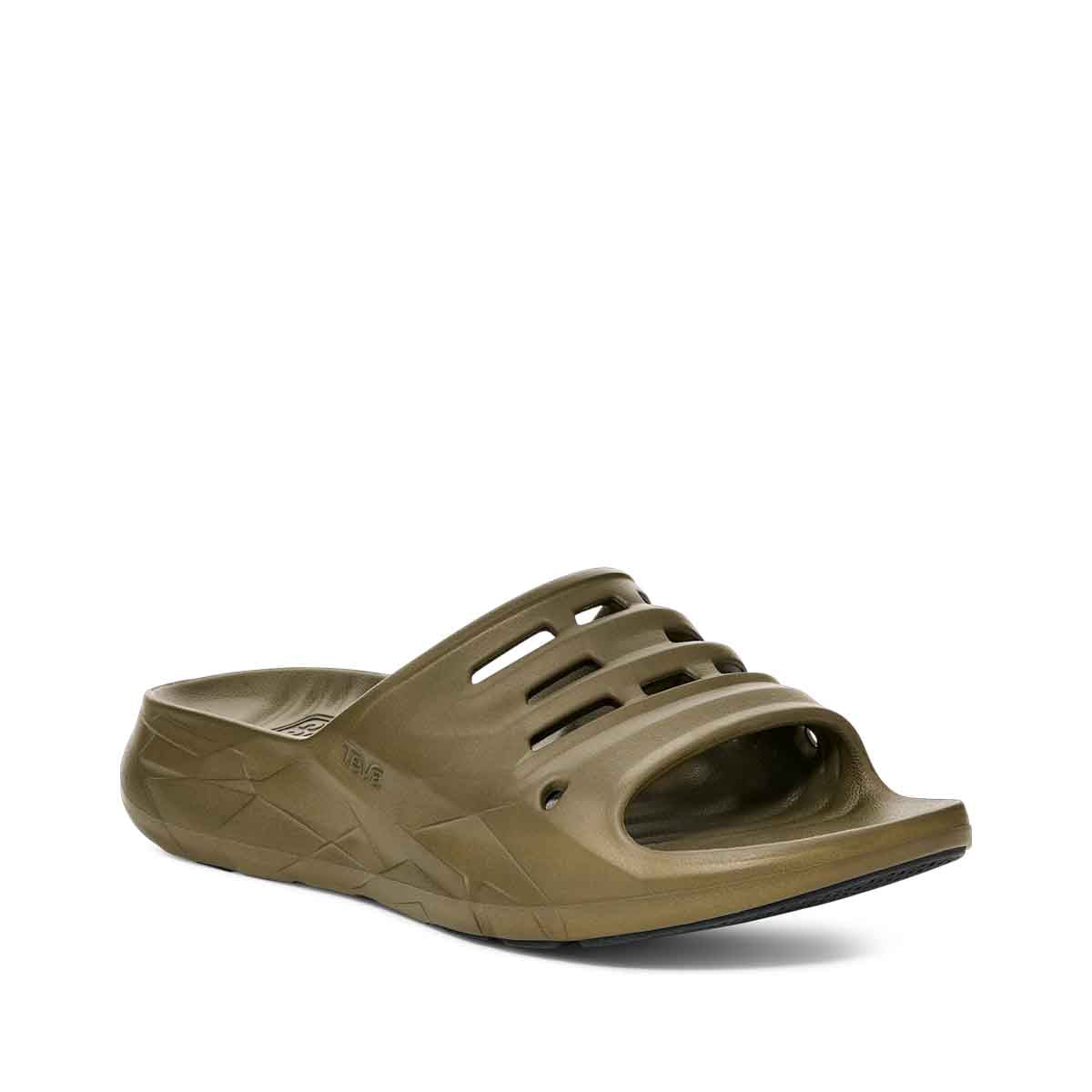 Teva Men's ApreTrail Slide Dark Olive כפכפי גברים אפרי טרייל