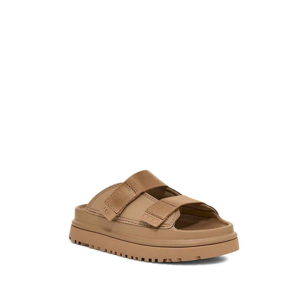 UGG Kids GoldenGlow Slide Dark Sand גולדנגלאו סלייד סנד כהה ילדים
