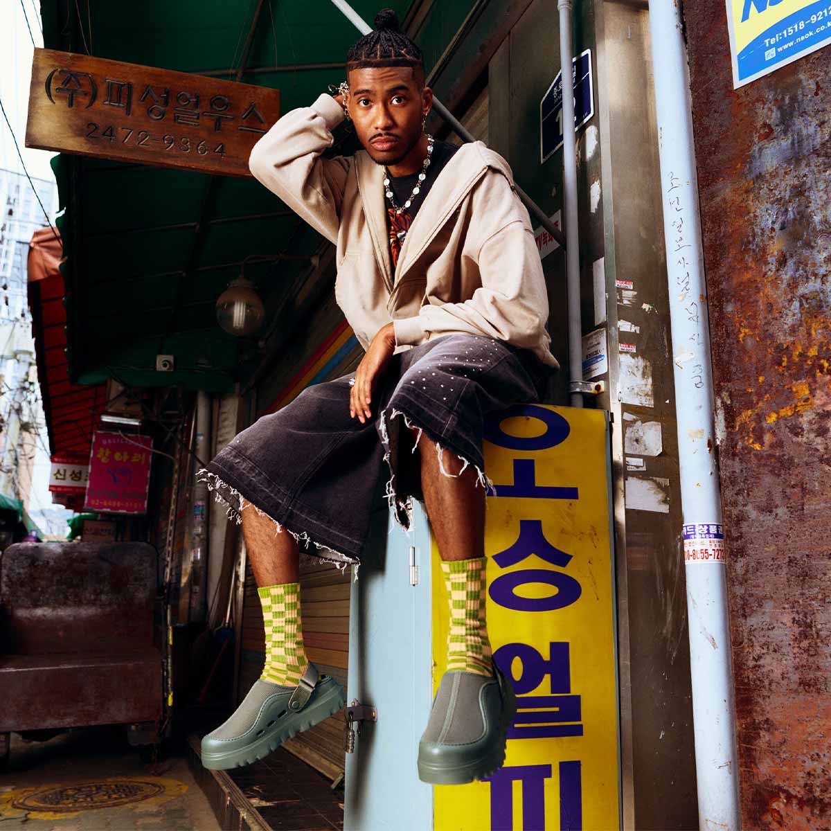 UGG PeakMod Woodland Green כפכפי גברים פיקמוד ירוק