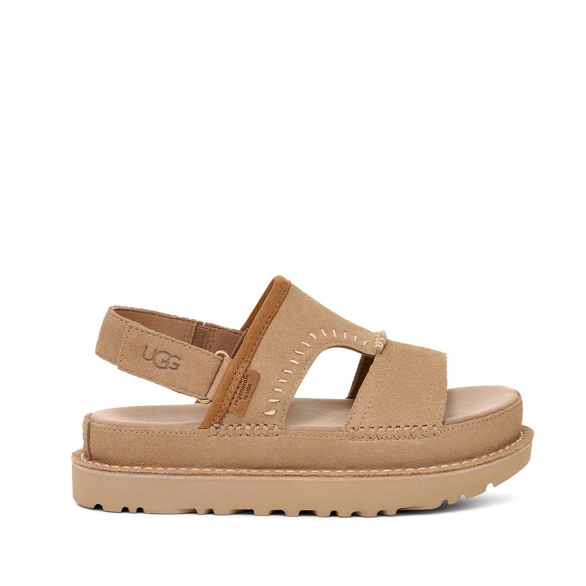 UGG Goldenstar Regenerate Sand סנדלי גולדן סטאר ריג'נרייט סנד