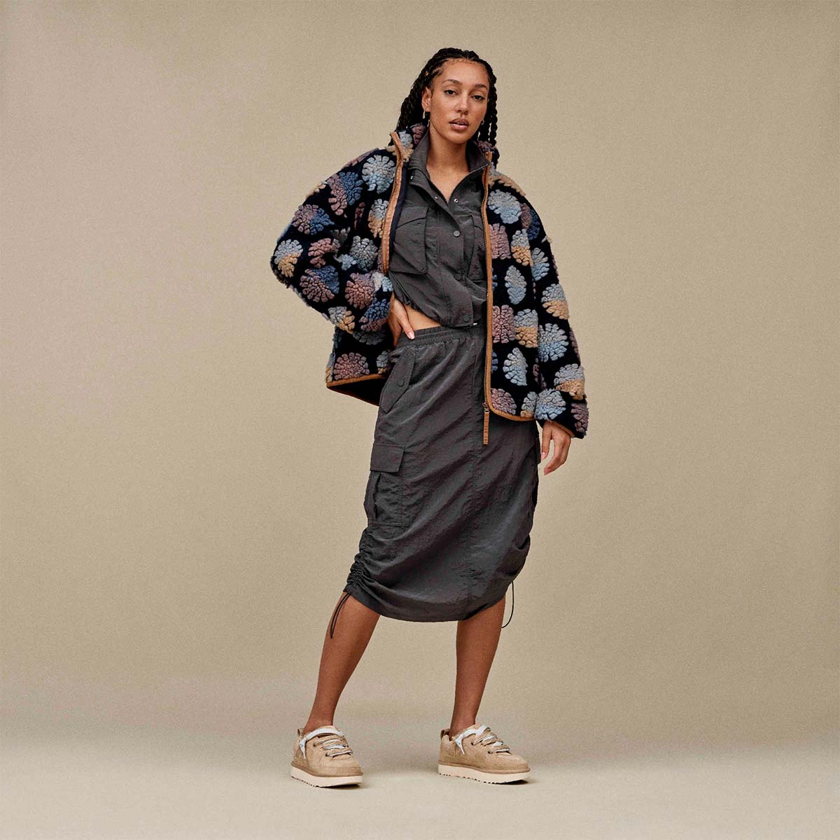 UGG Women's Lo Lowmel Mustard Seed סניקרס לואמל חרדל לנשים