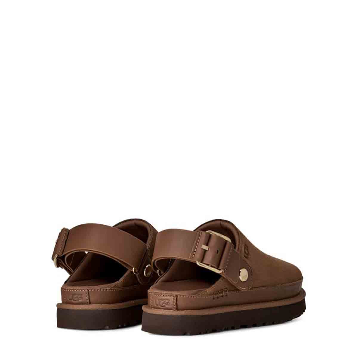 UGG Goldenstar Villa Clog Dark Chestnut כפכפי קלוג לנשים
