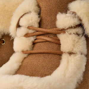 UGG New Heights Lace Up Chestnut מגפי נשים ניו הייט לייס חום