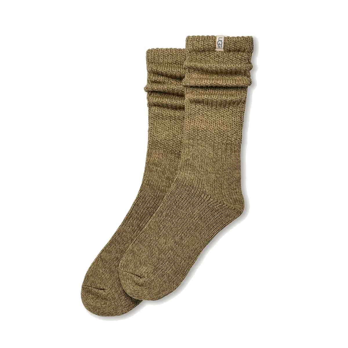 UGG Tyla Slouchy Crew II Muted Brass גרבי נשים