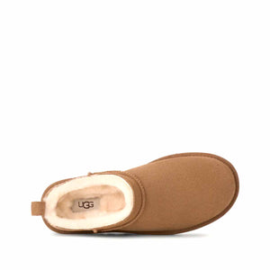UGG Women's Classic Micro Chestnut מגפי קלאסיק מיקרו חום לנשים