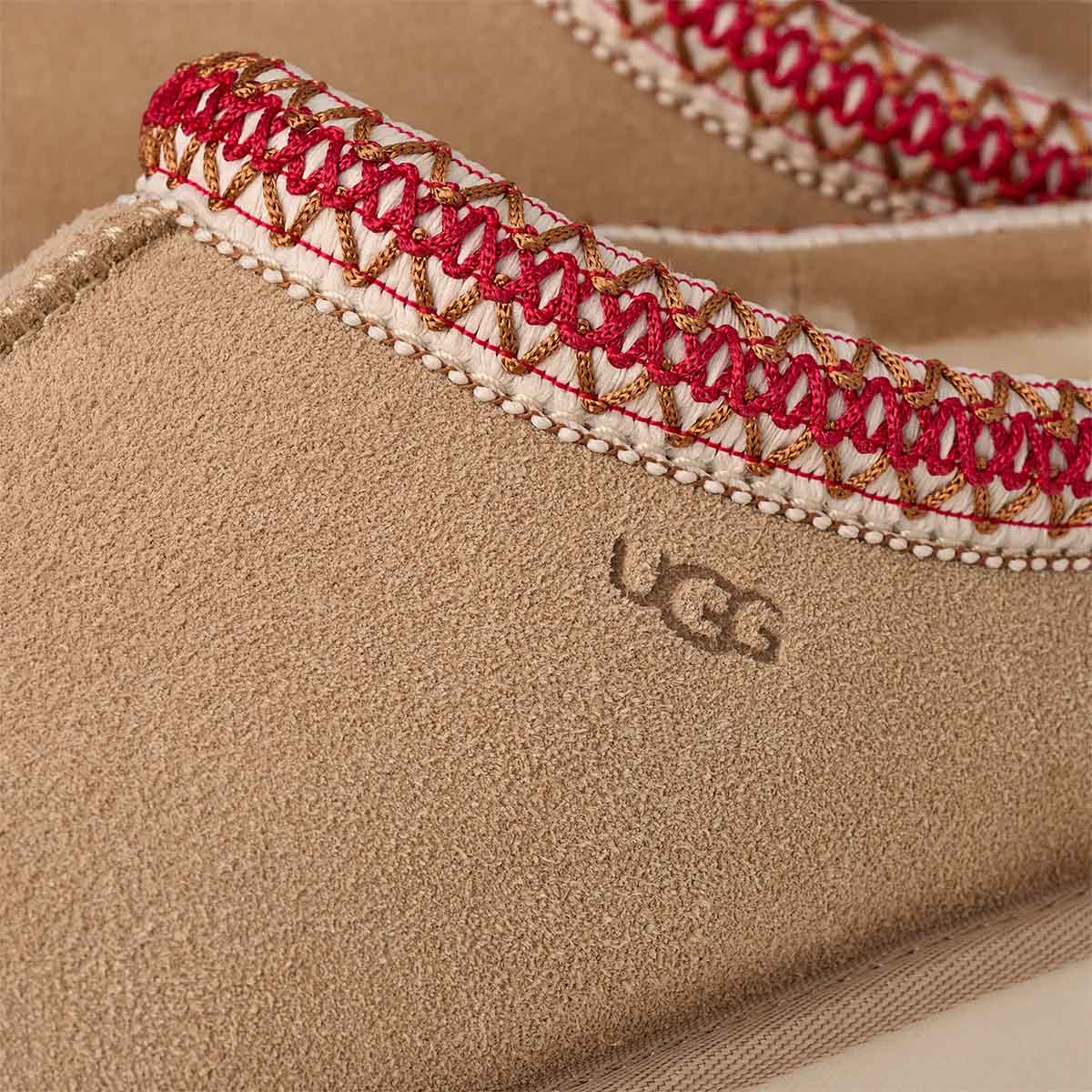 UGG Tasman II Sand Dark Cherry כפכפי נשים טאזמן סנד