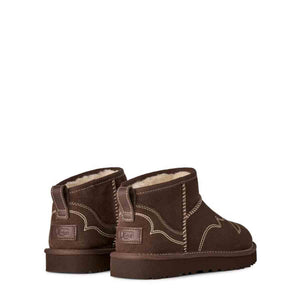 UGG Classic Ultra Mini Western Burnt Cedar מגפי קלאסיק אולטרה מיני לנשים