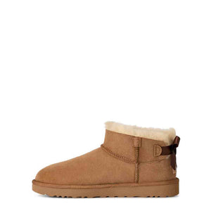 UGG Ultra Mini Bailey Bow Chestnut מגפי אולטרה מיני לנשים