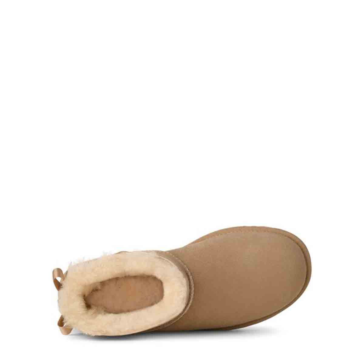 UGG Ultra Mini Bailey Bow Sand מגפי אולטרה מיני ביילי באו סנד