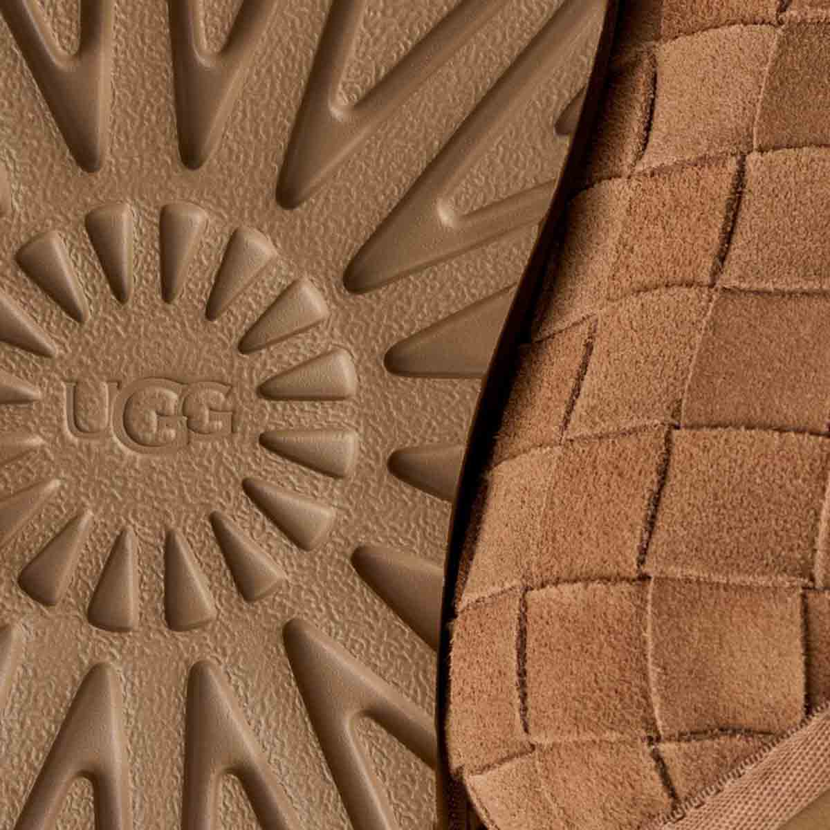 UGG Men's Tasman Woven Chestnut כפכפי טזמן לגברים