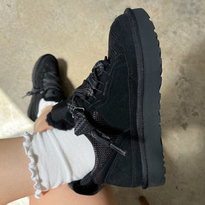 UGG Women's Lowmel Black נעלי סניקרס לנשים לואמל שחור