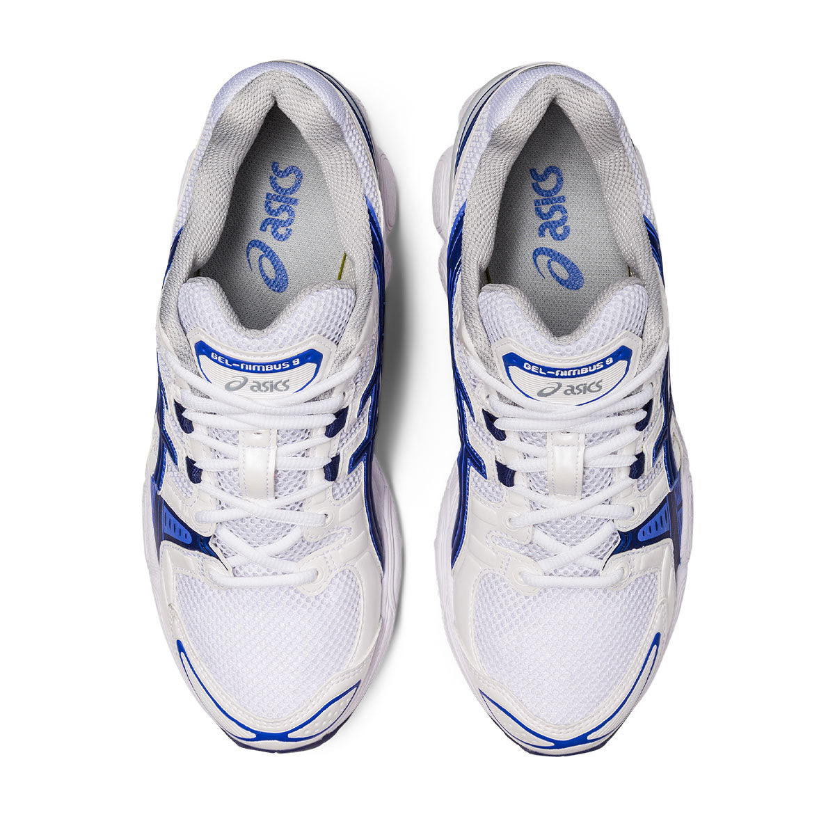 Asics Gel Nimbus 9 White Blue נעלי סניקרס ג'ל נימבוס יוניסקס