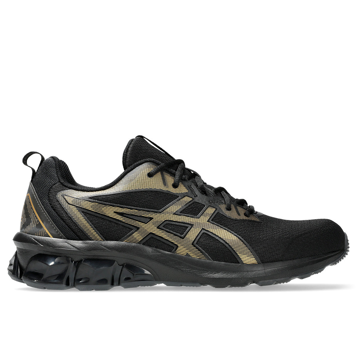 Asics Gel Quantum 90 IV Men Black Pure Gold נעלי ג'ל קוואנטום לגברים