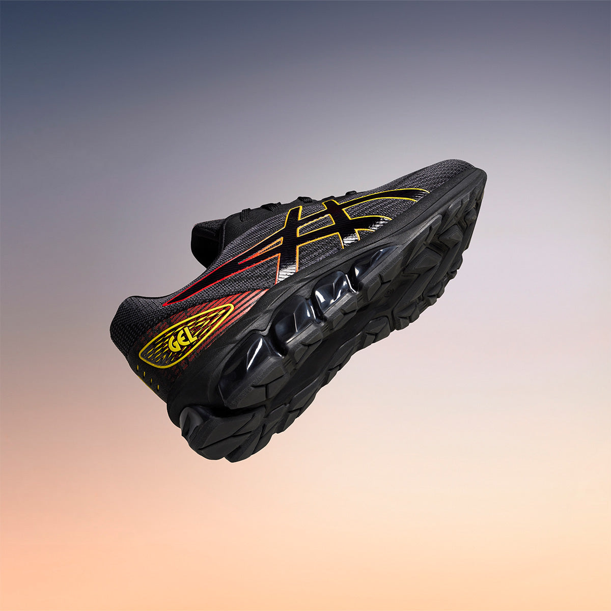 Asics Gel Quantum 180 VII Men Black Cherry Tomato נעלי אסיקס לגברים