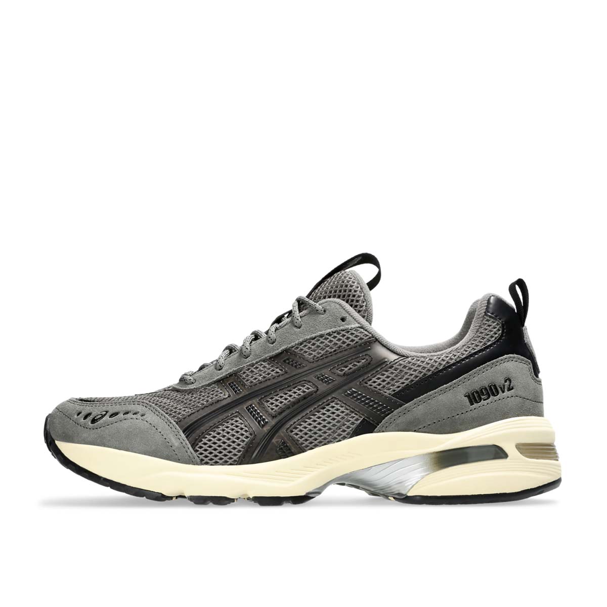 Asics Gel 1090V2 Men Unisex Truffle Grey Black נעלי סניקרס לגברים