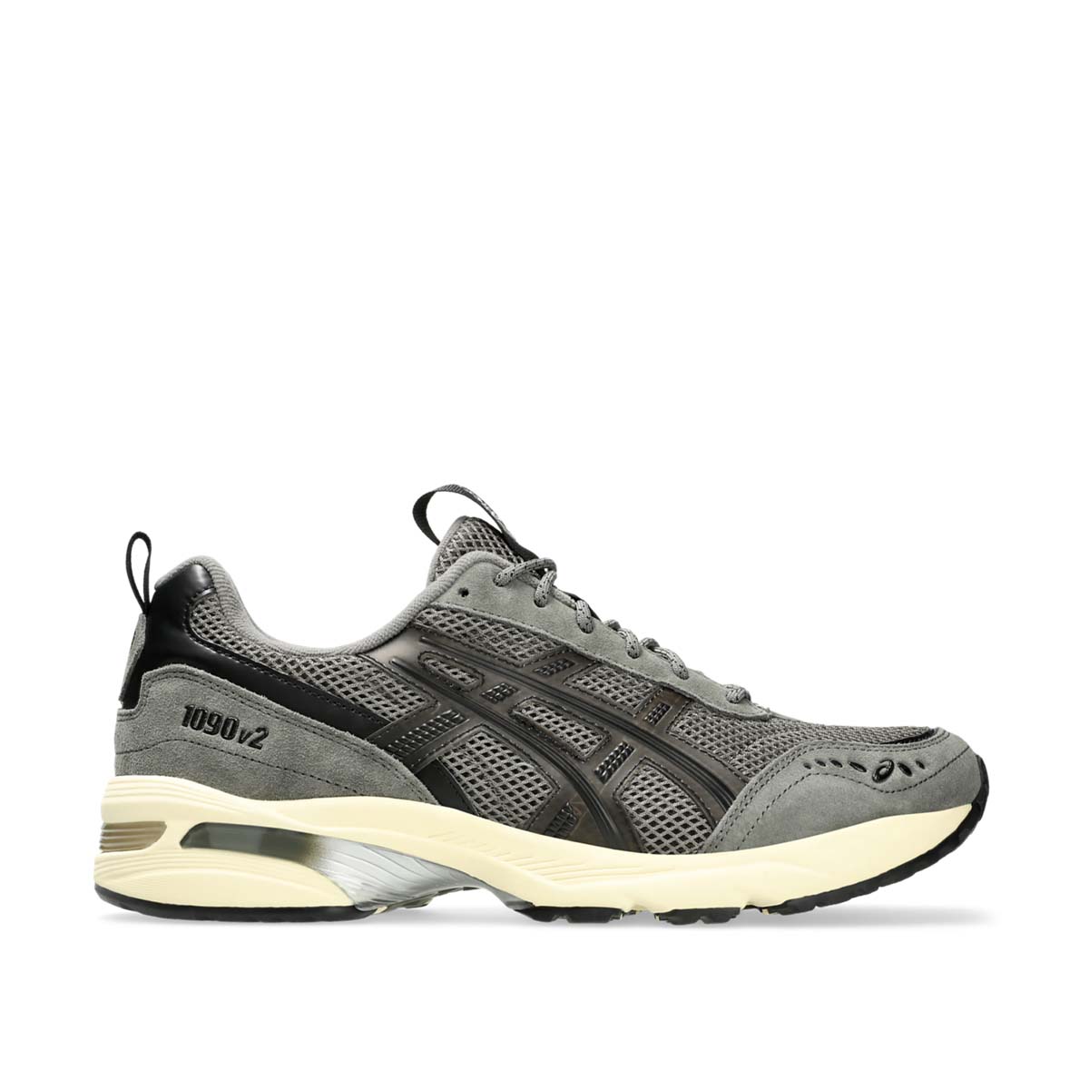 Asics Gel 1090V2 Men Unisex Truffle Grey Black נעלי סניקרס לגברים