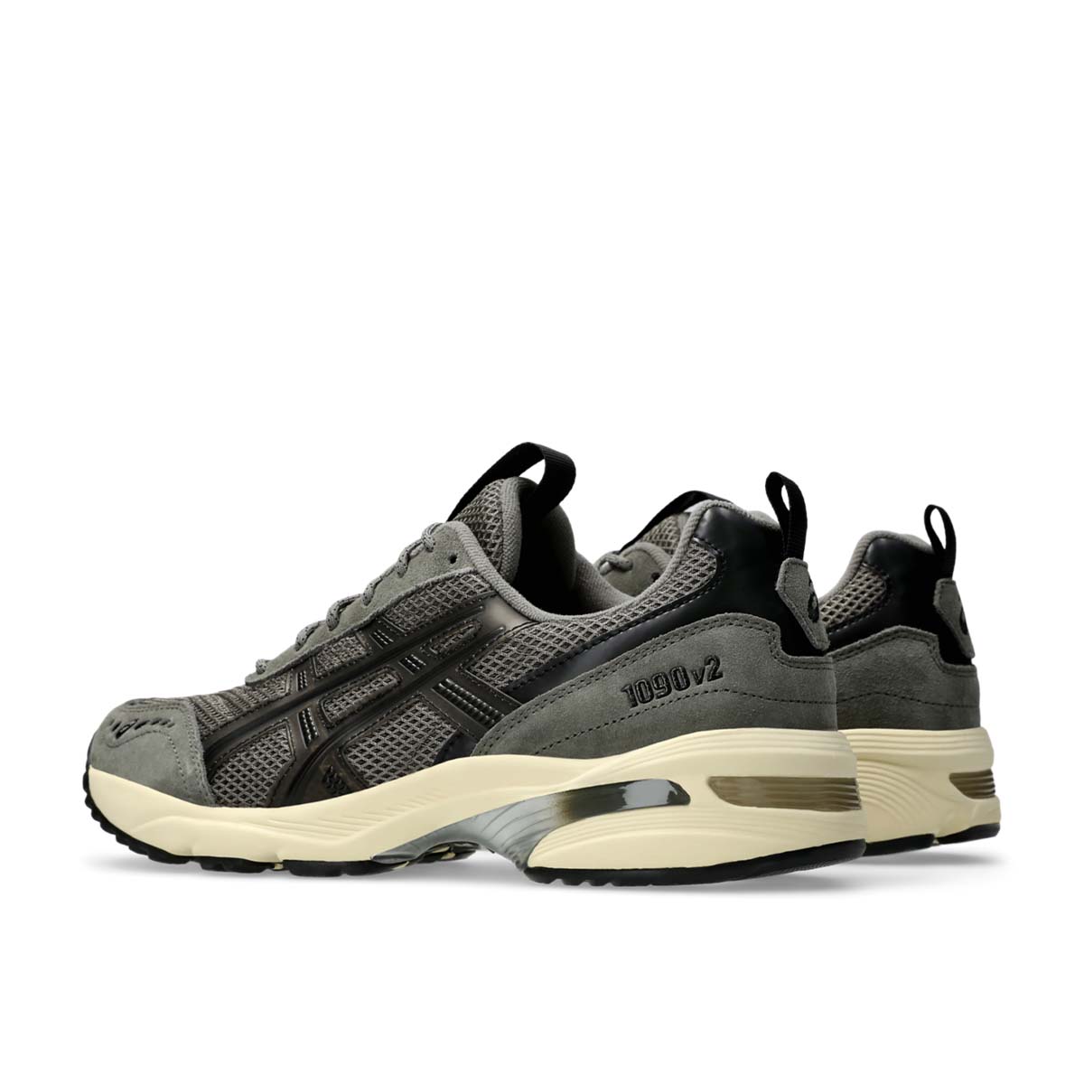 Asics Gel 1090V2 Men Unisex Truffle Grey Black נעלי סניקרס לגברים