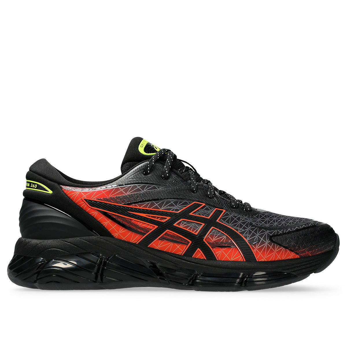 Asics Gel Quantum 360 VIII Unisex Black Fiery Red נעלי ג'ל קוואנטום לגברים