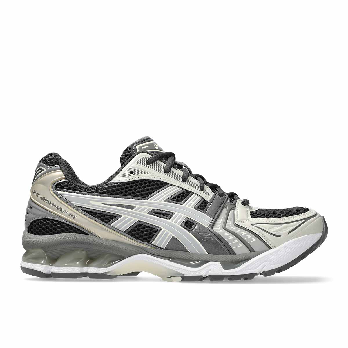 Asics Gel Kayano 14 Unisex Obsidian Grey Cement Grey סניקרס ג`ל קיאנו 14 יוניסקס