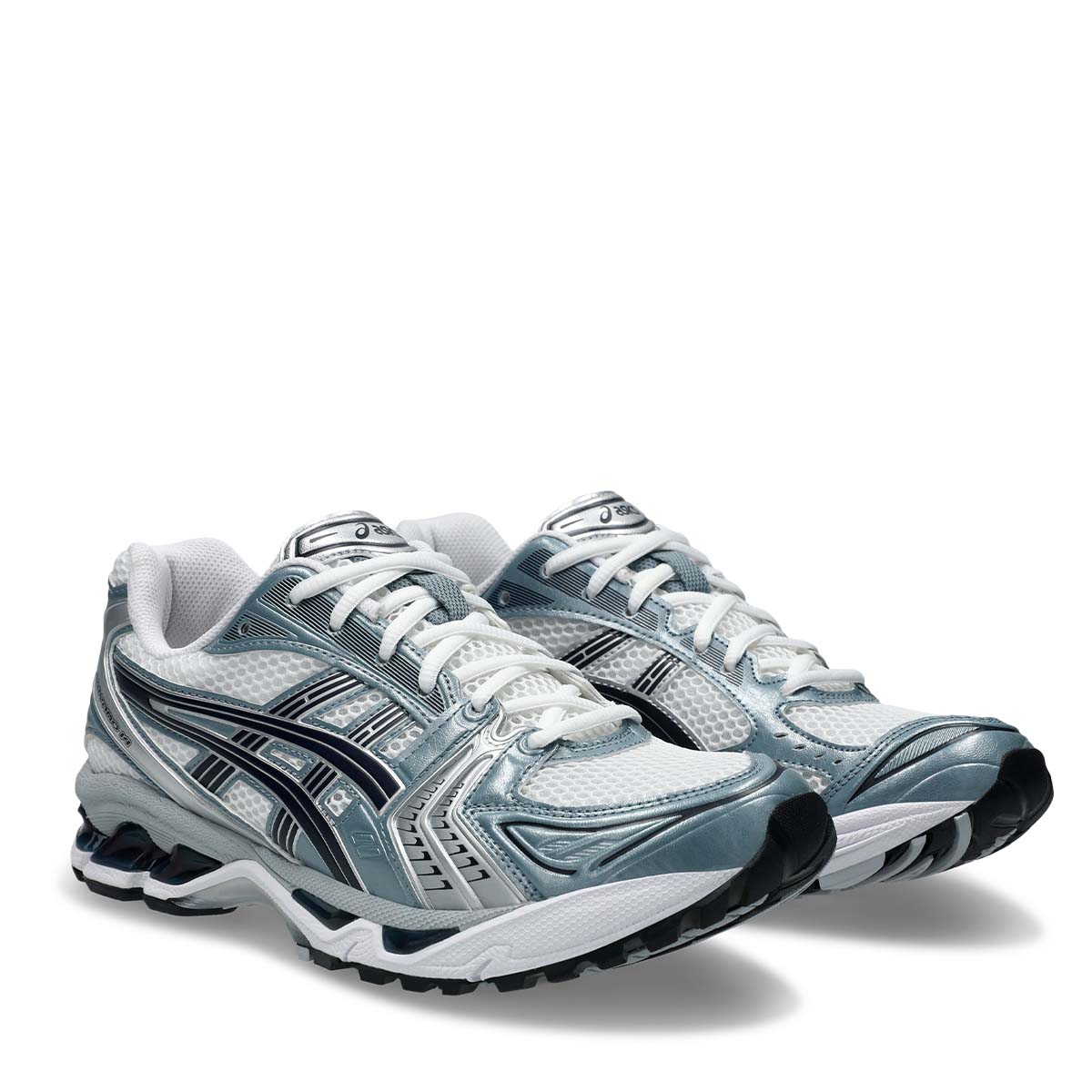 Asics Gel Kayano 14 Unisex White Fjord Grey סניקרס ג`ל קיאנו 14 יוניסקס