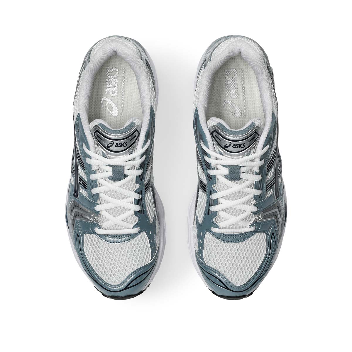 Asics Gel Kayano 14 Unisex White Fjord Grey סניקרס ג`ל קיאנו 14 יוניסקס