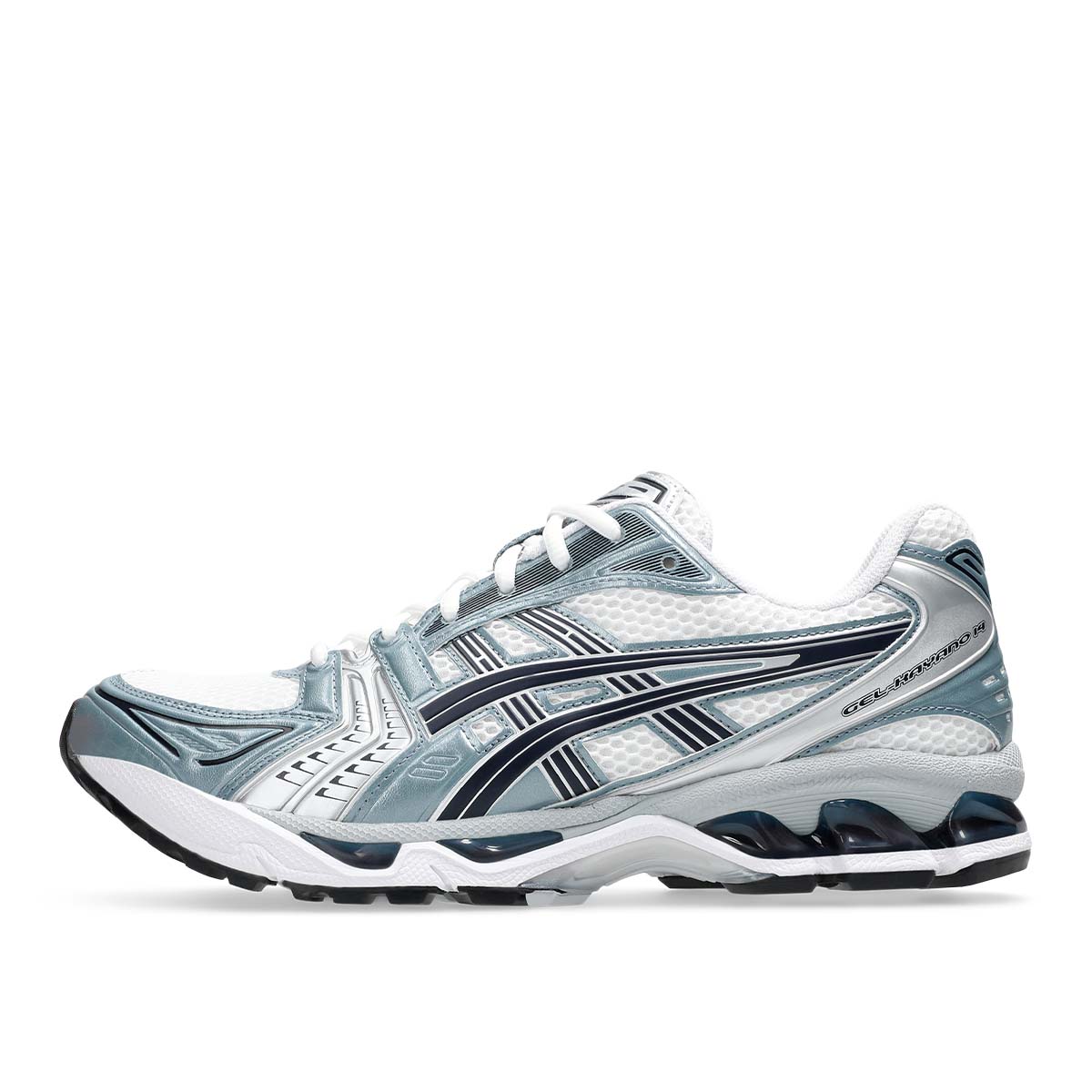 Asics Gel Kayano 14 Unisex White Fjord Grey סניקרס ג`ל קיאנו 14 יוניסקס