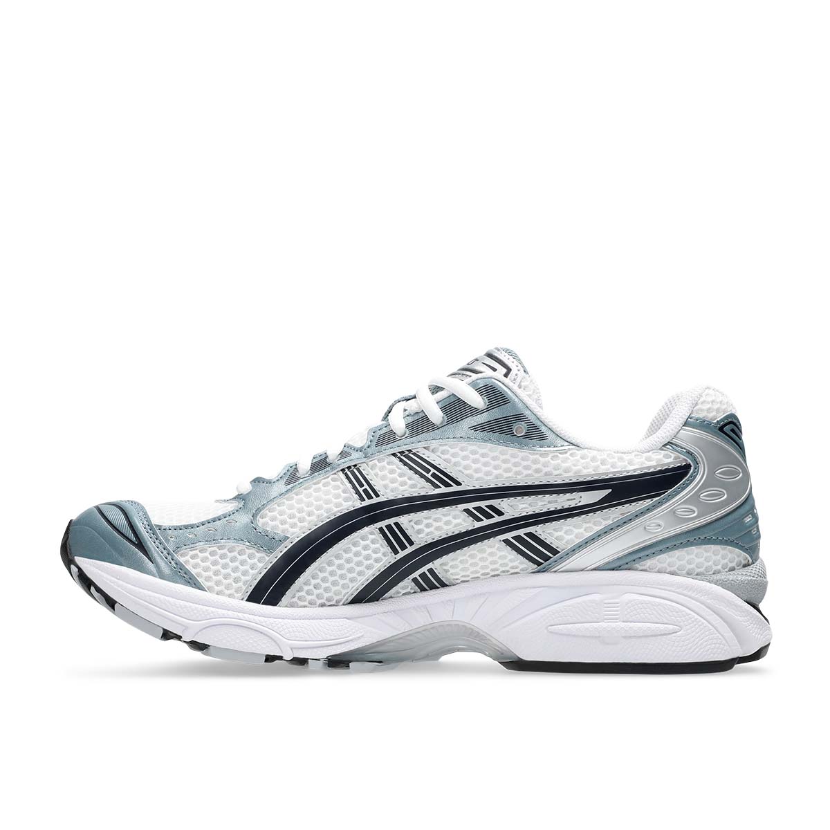 Asics Gel Kayano 14 Unisex White Fjord Grey סניקרס ג`ל קיאנו 14 יוניסקס