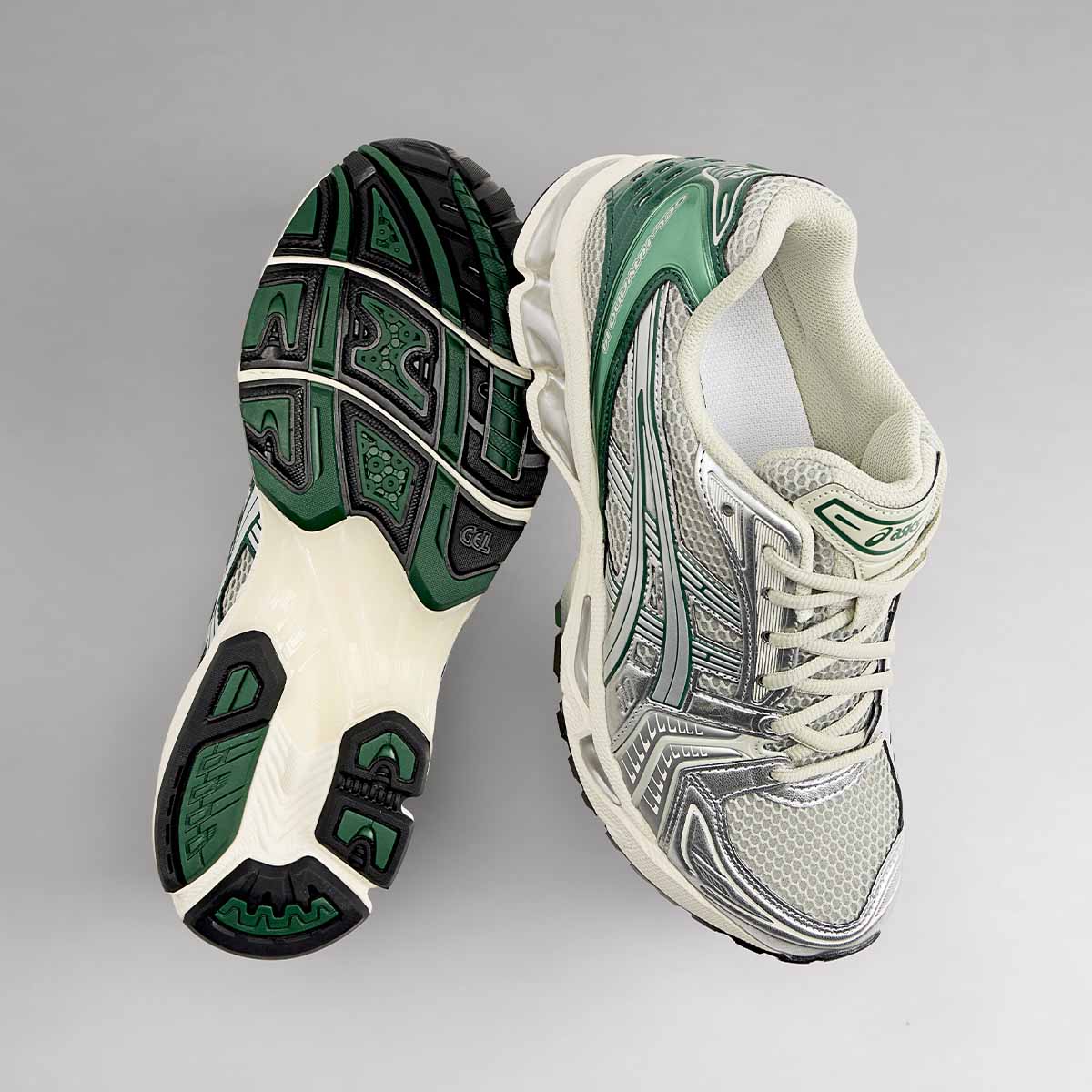 Asics Gel Kayano 14 Unisex Dried Leaf Green Pure Silver סניקרס ג'ל קיאנו 14 יוניסקס