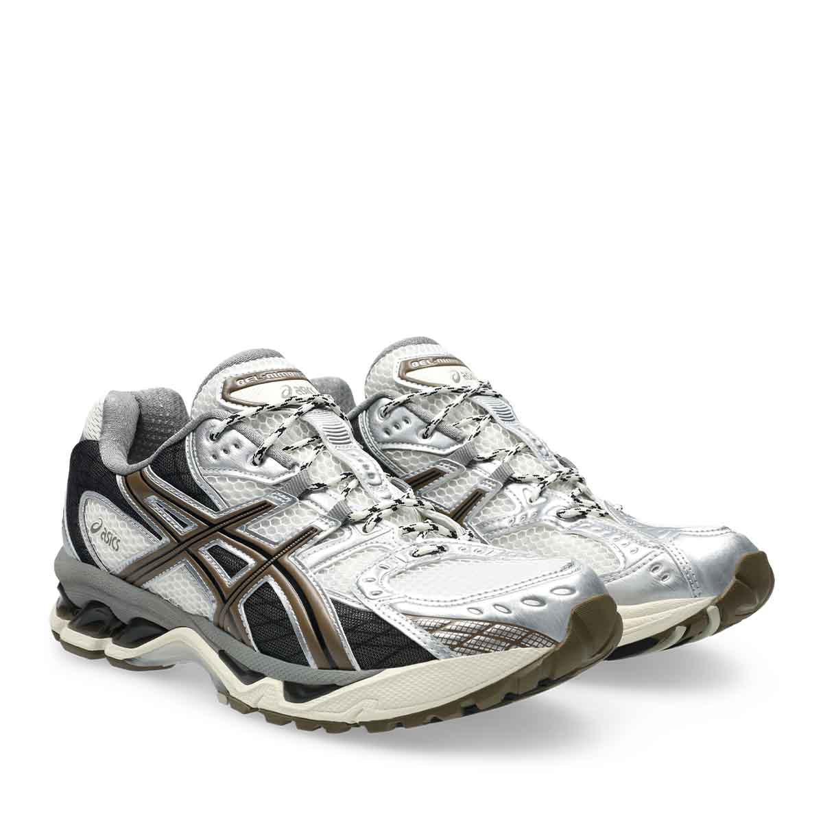 Asics Gel Nimbus 10.1 Unisex Cream Pure Silver סניקרס ג'ל נימבוס 10.1 יוניסקס